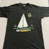 Vintage Sailing T Shirt Daytona Beach Sailboat Flags Xl Vintage Casual Streetwear Designer Clothes Soft Slightly