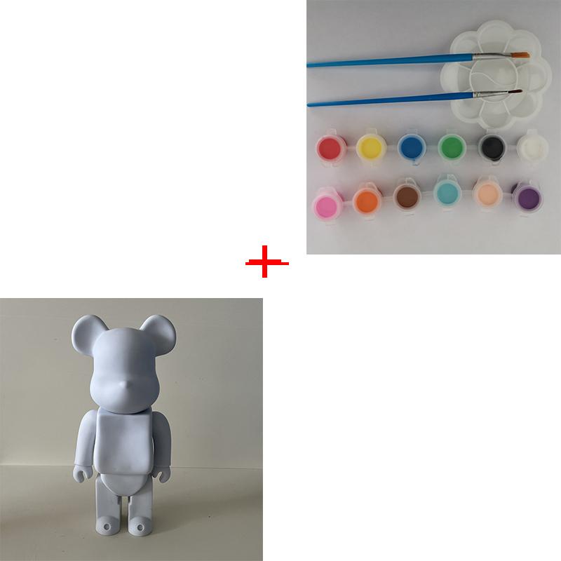 

DIY алмазная живопись жестокий медведь мрачный медведь набор набор не может сломать точку Hgraffiti буровая жидкость ручная работа для детей раскраска 28cm Bear and Dye