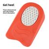 GEL Heightening Half Pad for Men and Women Thickened Invisible Inner Heightening Insole Soft Sports Non-slip Shock Absorption Heel Half Size Pad