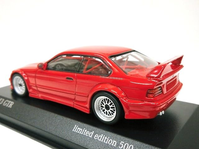 Edição Limitada Europeia BMW E36 M3 GTR 1993 1/43 (Vermelho)