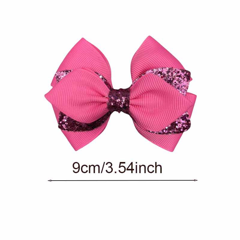 Glitter Bow Swallowtail Butterfly Hair Clip for Kids