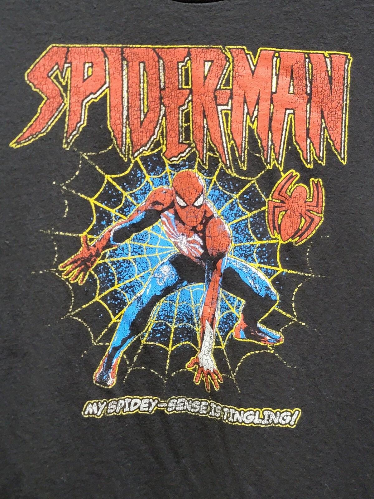 Marvel Spiderman Graphic Casual T Shirt Men s Size 3XL Spidey Sense Tingling Unisex T-Shirt XXXXL