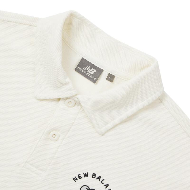 New Balance Polo Shirt Unisex Beige 5FD26231-IV
