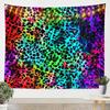 Rose Cheetah Tapestry Wall Hanging Leopard Print Tapestry For Kids Boys Girls Children Romantic Red Rose Floral Wall Tapestry