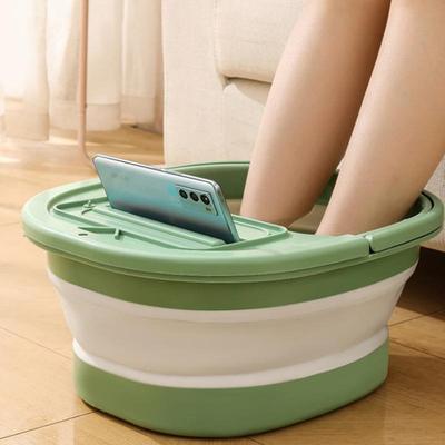 Foldable Foot Bath Tub–Portable, Covered Basin With Ergonomic Design Thickening Suitable For Travel And Home Use