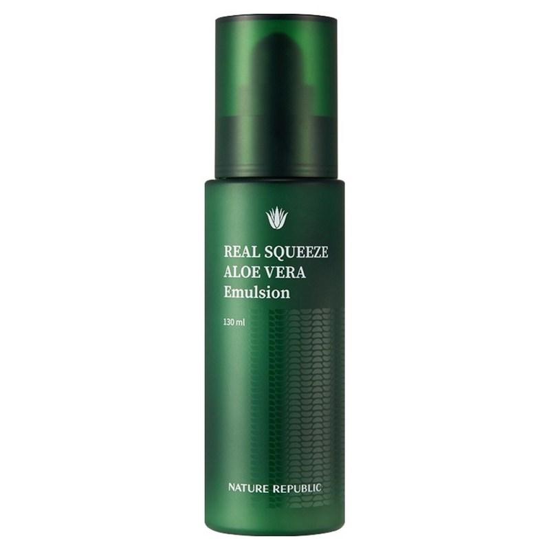 Nature Republic Real Squeeze Aloe Vera Emulsion, 1 Pcs, 130ml