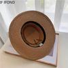 Spring Summer Breathable Straw Hats For Women Fashion Casual Fedora Hat Outdoor Concave Top Travel Hats Panama Beach Sun Hat