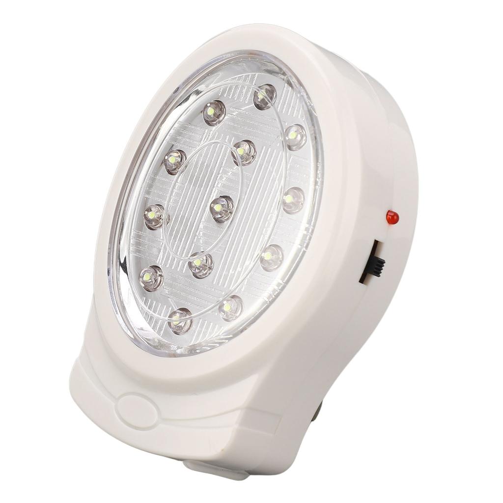 LED Emergency Light 2W Cold White 2 Gear Energy Saving Rechargeable Plug In Power Failure Light