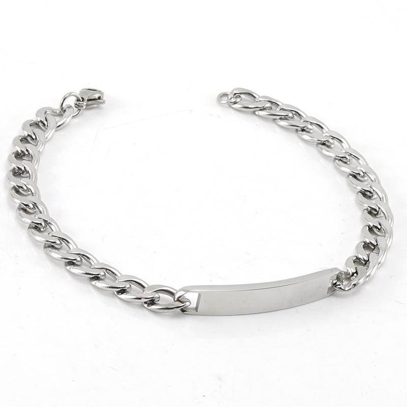 

Personalized new titanium steel couple bracelet classic fashion stainless steel jewelry gay and lesbian