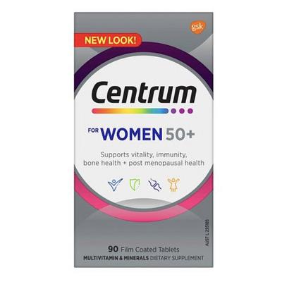 Centrum for Women Multivitamin 50+ Tablet AU Version, 90 Tablets, 1 Unit