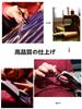 [JEMYGINS] Men's Burgundy Wine Red Tie, Extra Narrow Tie, Skinny Tie, 6cm Wide, Slim, for Young Men, Washable