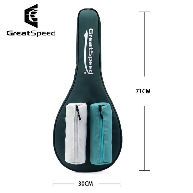 GreatSpeed Single Pack Tennis Racket Bag Badminton Bag Original Tennis Equipment Protective Case Sports Gear Storage
