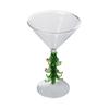 Christmas Tree Cocktails Glass Creative Martinis Drinkware Festival Themed Beverage Drinking Glass for Holiday Parties