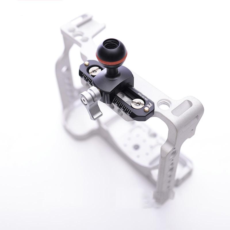 Camera Quick Release Mini NATO Rail Anti Off Quick Release with 1/4" Screws and Safety Pins for Camera Cage NATO Handle
