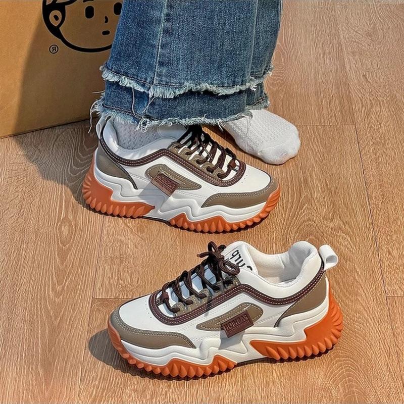 Support a 20252025 autumn new thick-soled breathable dad shoes casual sports shoes explosion