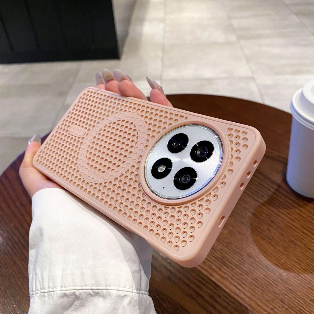 Applicable to one plus Ace6 magnetic suction one plus 15 breathable heat dissipation Ace5pro mobile phone case Ace3pro set one plus 13 case