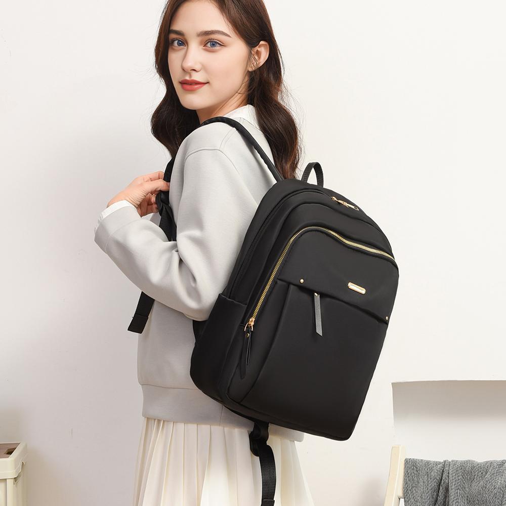 Zaino Oxford da Donna Grande Capacità Borsa per Computer Studente Viaggio Leggero Zaino Scolastico