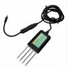Soil NPK Sensor Multifunction Soil Tester Measures Temperature Humidity EC PH Nitrogen Potassium
