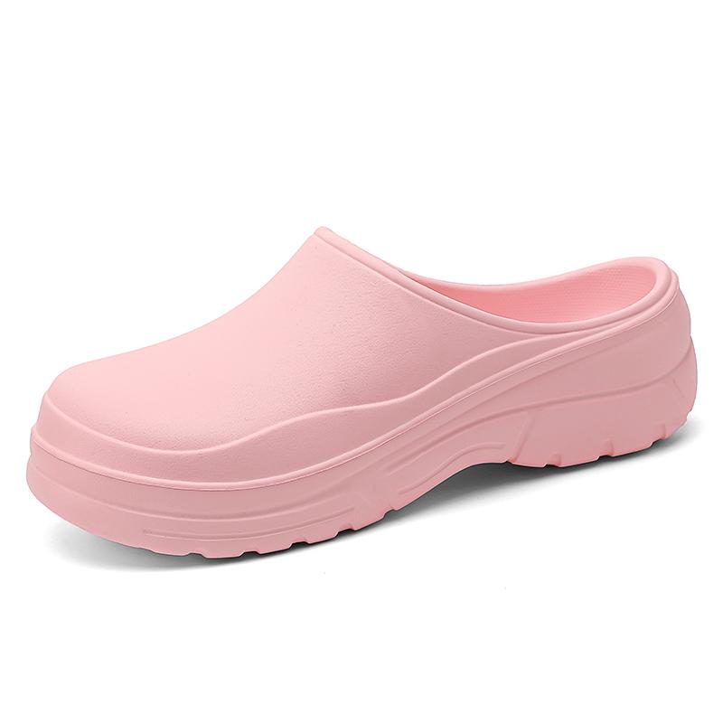 Women Men Chef Shoes Anti Slip Kitchen Work Clogs Garden Slippers Lightweight Waterproof Comfort Shoes 35 To 46
