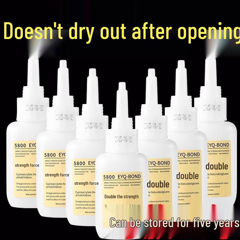 

Швейцарский сверхпрочный водостойкий клей: Универсальный сварочный агент для керамики, пластика, стекла, металла и бытового ремонта 50ml Glue - 1 Bottle