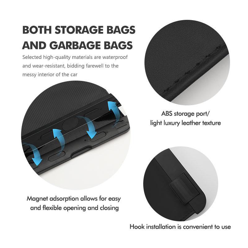 Car Trash Can Hanging Rubbish Container Waste Bin Organizer For Citroen C4 C3 C5 C1 C2 C6 VTS C4L DS3 DS4 DS5 Grand Berlingo WQ7