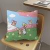 Maltese Line Dog Decorative Room Aesthetics Pillow Case Home Decor Bedroom Sofa Bed Couch Pillow Cover x