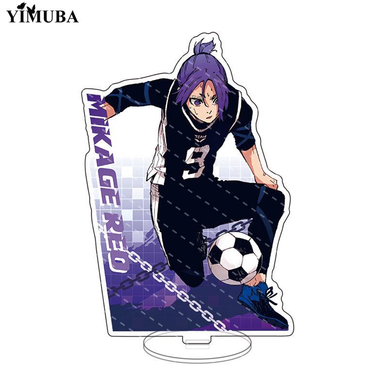 Fashion Anime Blue Lock Acrylic Stand Model Plate Chigiri Hyouma Isagi Yoichi Bachira Meguru Football Player Standee Board