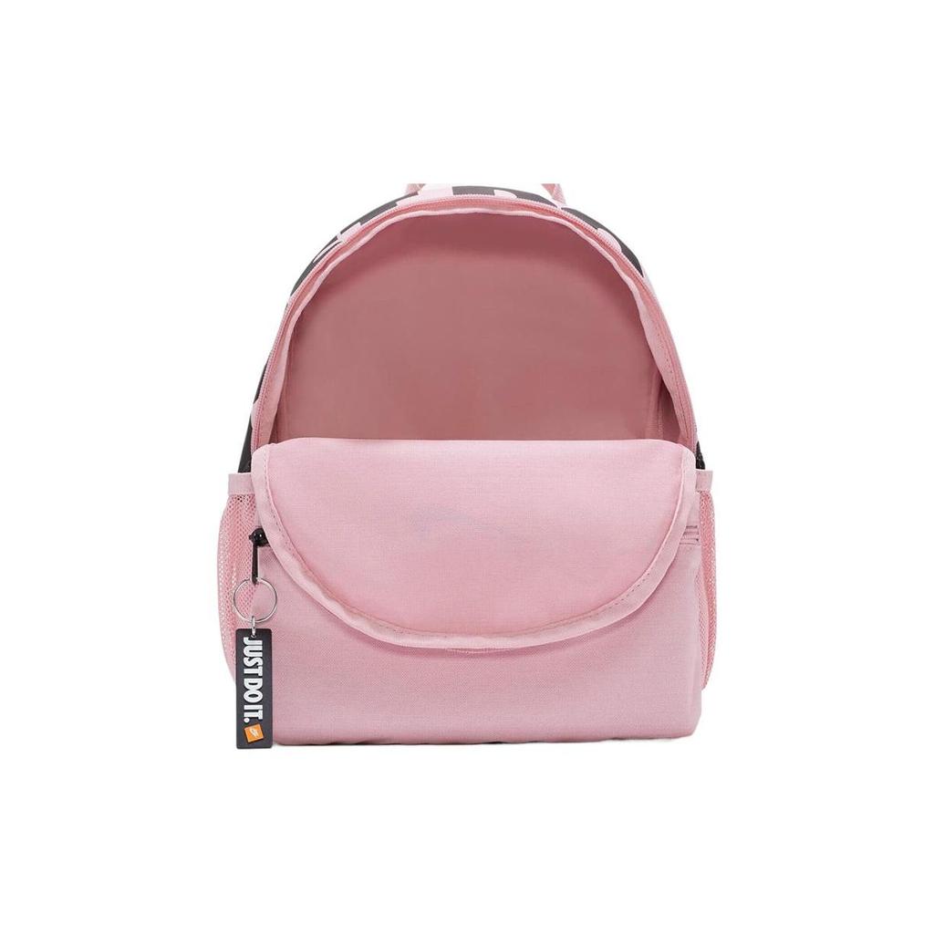 Nike Fashion Fresh Zipper Closure Logo Print Polyester Mini Backpack Women backpack Sakura-Pink DM0046-630