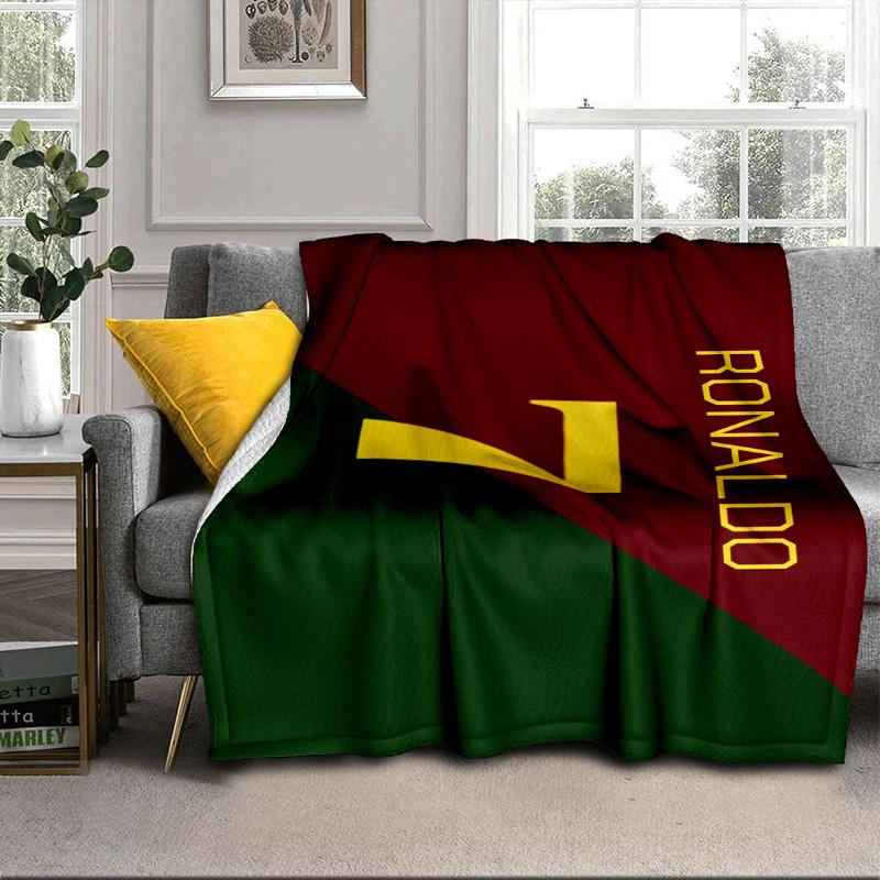 Ronaldo's Number Seven Portable Blanket/Soft Blanket Bedding Blanket Suitable for Travel Camping Living Rooms Offices Sofas Fan Gifts