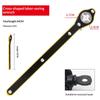 Labor Saving Jack Ratchet Wrench Car Long Handle Scissor Jack Lug 360° Forward And Reverse Knob Garage Tire Wheel For Motorcycle