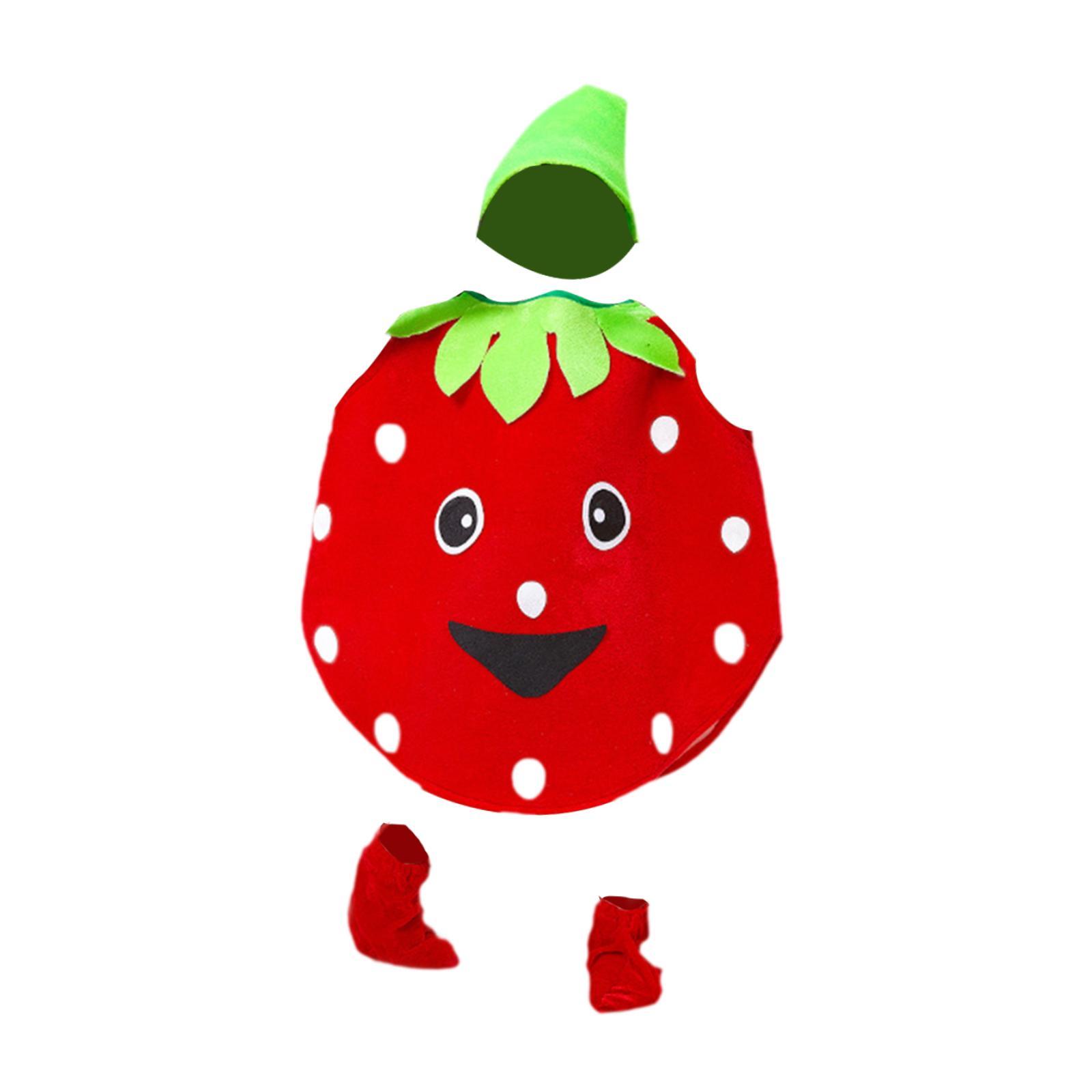 

Kids Fruit Theme Halloween Attire - Whimsical And Effortless Outfit земляничный