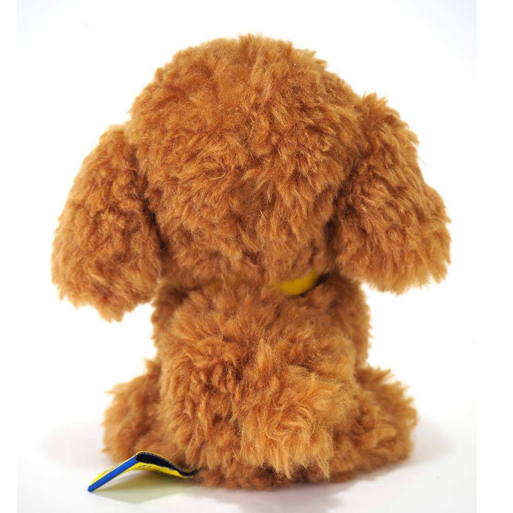 Sunlemon Toy Poodle BR S 13 x 12 x 15 cm Plush Animal Animal Brown Cute Dog Pups! P-5912