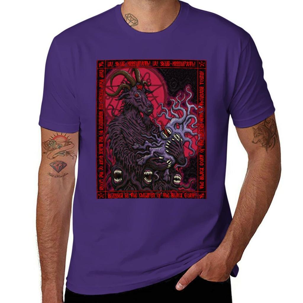 Black Goat Icon Azhmodai 2018 TShirt summer clothes customizeds mens t shirt