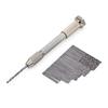 51Pcs/Set Mini Micro Aluminum Hand Drill with Keyless Chuck Twist Bit Sets.