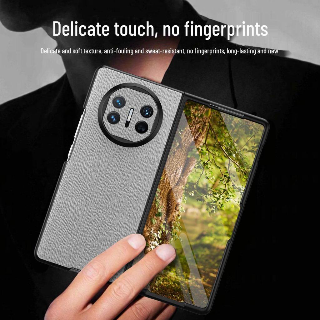 Huawei MateX5 Folding Screen Anti-Fall Case with Bark Pattern for Pocket2