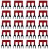 20pcs Fork Type Jumper Block Terminal Strips 400V 15A Jumper Block Workshops Fork Terminal Strip