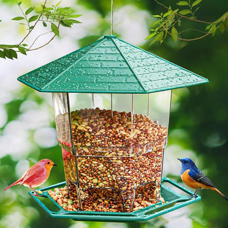 

Outdoor Bird Feeders Foldable Hummingbird Birdhouse Feeder Large Capacity Weatherproof Feeding Station For Backyard Courtyards CHINA