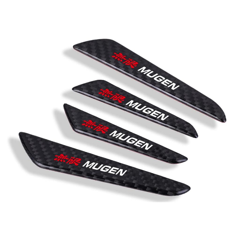 Door Guards for Honda Carbon Collision Prevention Door Protectors - Fiber, (Unlimited)