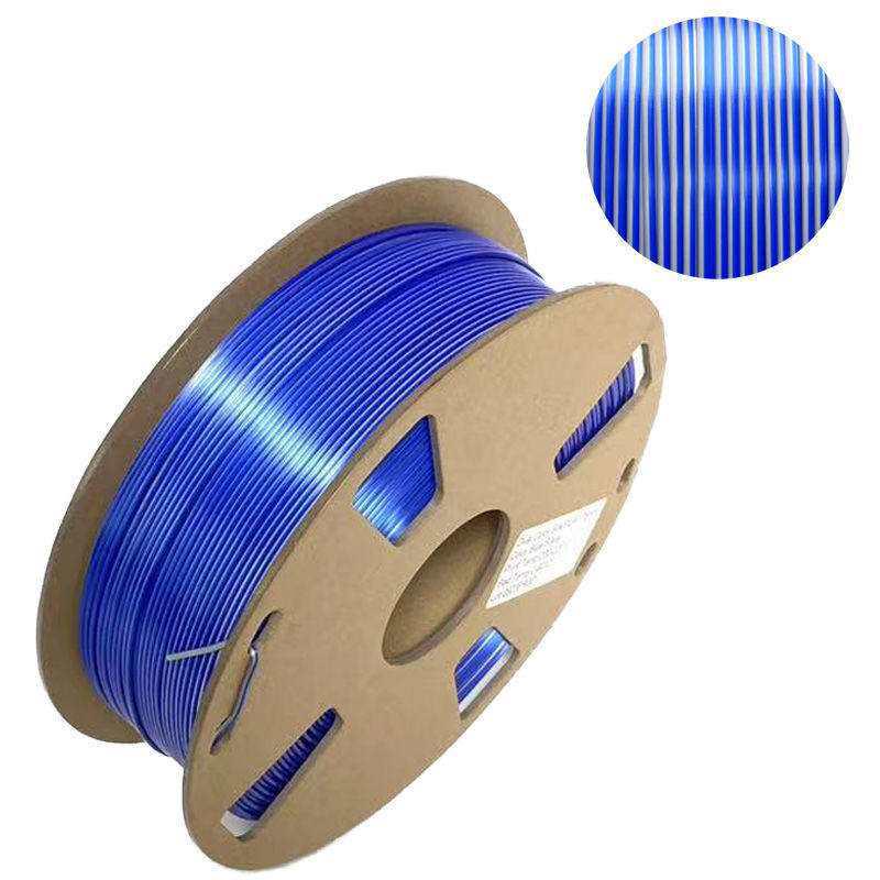 PLA Silk Dual-Color Tri-Color 1.75mm Filament for FDM 3D Printers