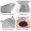 Tilted Cat Food Bowl Elevated Cat Bowl Ergonomic Cat Food Dish Anti Vomiting Raised Cat Food Bowl With Tilted Edge