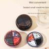 Waterproof Weekly Pill Case Dustproof Round Mini Medicine Box Against Moisture Double-deck Pill Container Organizer Jewelry Box