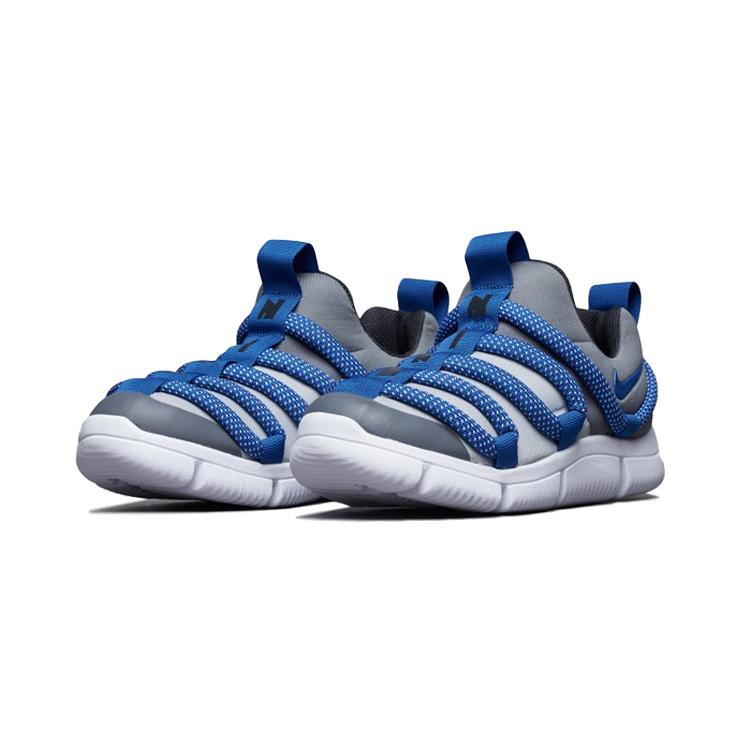 Nike Novice Slip Resistant Cushioning Slip Resistant Cushioning Kids Lifestyle Shoes Gray Blue AQ9661-008