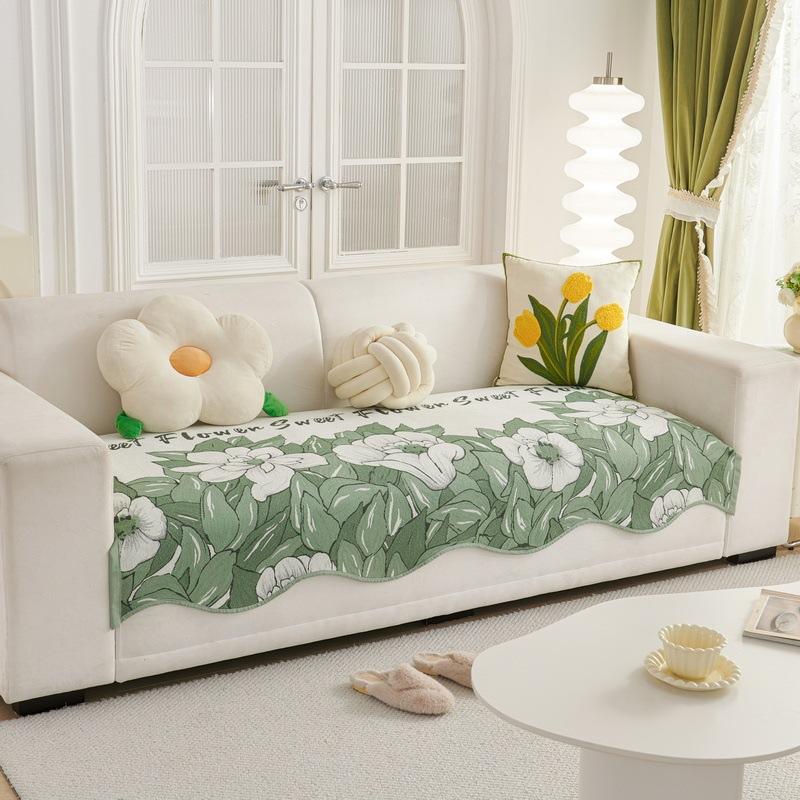 

Неправильной формы подушка для дивана в виде цветка, легкая роскошь, высокая категория, нескользящая, из шенилла, подушка для сиденья, чехол на диван, полотенце 90*90cm