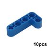10 Stück Technischer Liftarm Dick L-Form 2x4 Arm, MOC Gebogene Balken Steine 32140 für DIY Montage