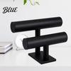 Decorative Jewelry Rack Double-Tier Bracelet Stand Watch Display Horizontal Desktop