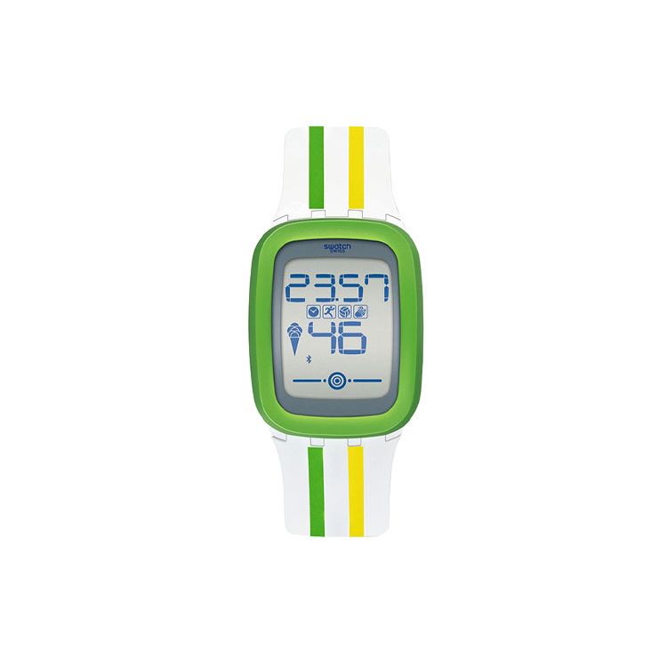 

Swatch Touch Zero One Series Quartz Movement Touch Screen Green Sports Casual Fashion Unisex Watches Gray SUVW101 Green