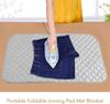 Ironing Mat Portable Folding Ironing Mat Magnetic Premium Cotton Blanket Ironing Mat Ironing Mat Washer and Dryer Covers for Table Top and Handy