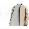 Neue doppelseitige Stehkragenjacke für Herren Frühling und Herbst Business Casual Jacke für Herren