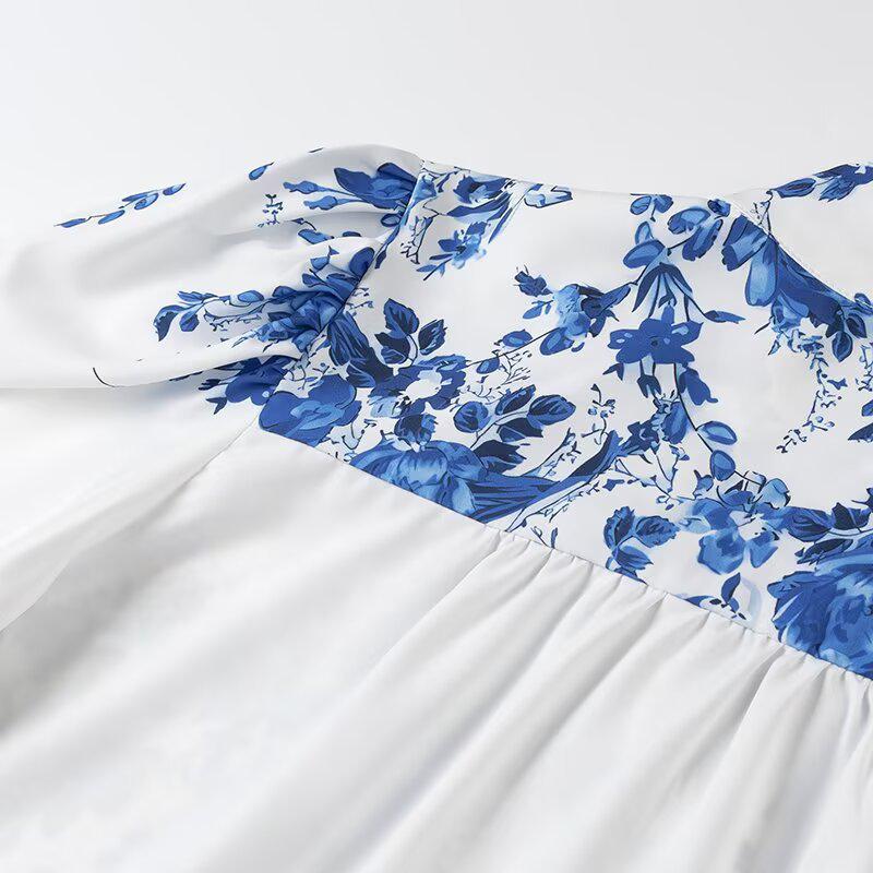 Spring 2025 Women's Ethnic Print Shirt & Shorts Set - European & American Style