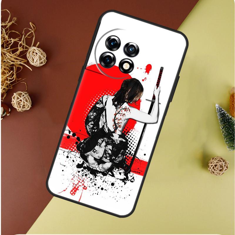 Japanese Samurai Ninja For OnePlus 13 13R 12 12R 11 9 10 Pro 8T 9RT 10T 10R N20 N30 Nord CE 2 3 4 Lite Phone Case
